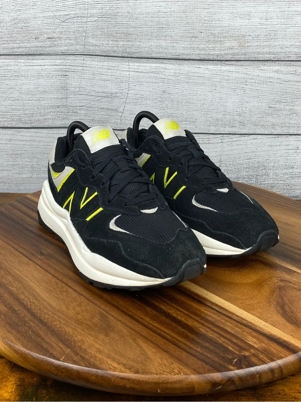 New Balance 57/40 Black Oyster Yellow Shoes W5740HL1 Women’s Sneaker Size 8